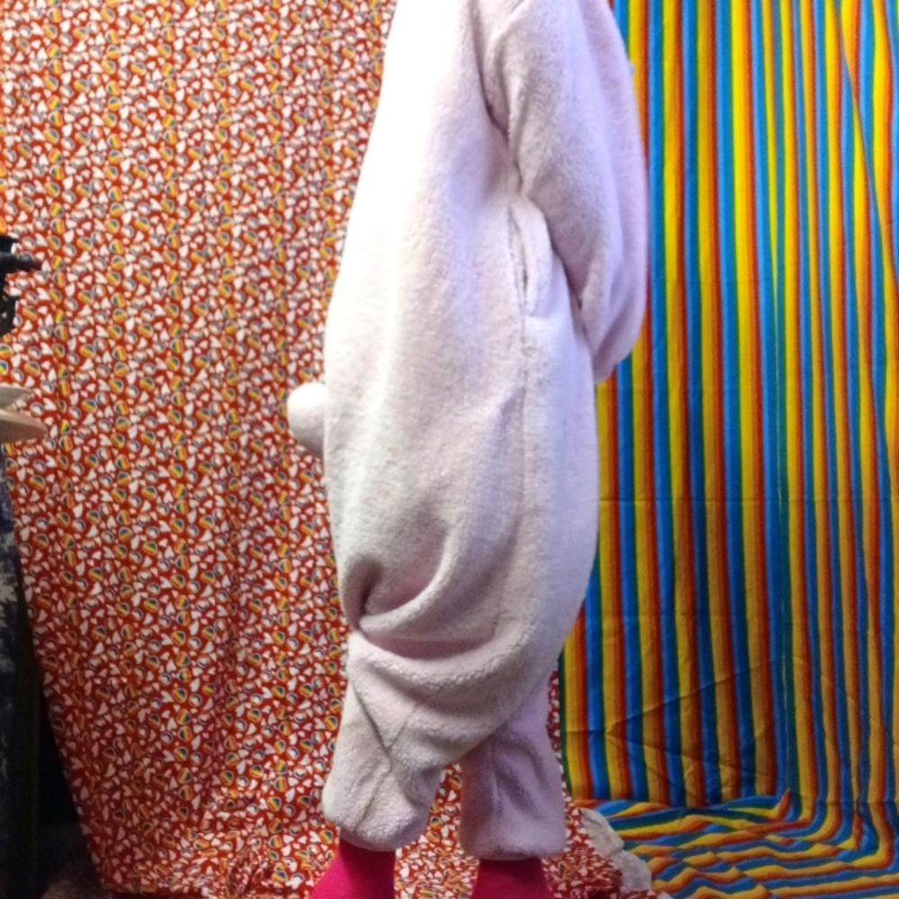 Pink teddy kigu